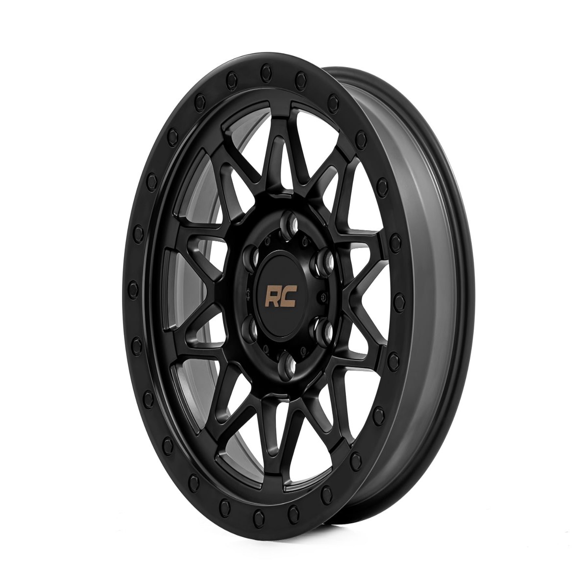 Rough Country F-150Bronco Raptor 78 Series Simulated Beadlock Black Wheel - 18x9 ET-12 6x135 (2004-2026)