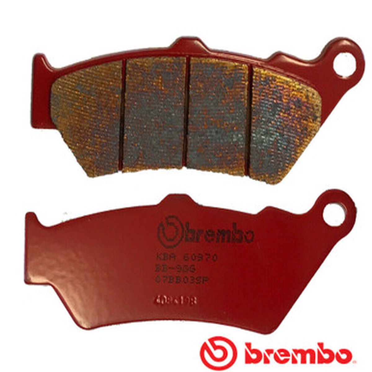 BMW R1200GS Adventure 2013 to 2019 Brembo SP Sintered Rear Brake Pads