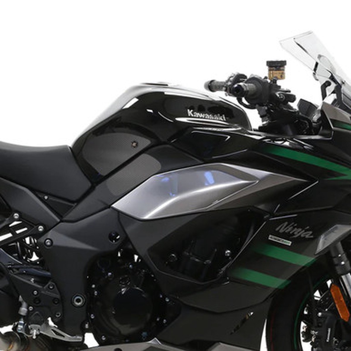 Kawasaki Ninja 1000SX 2020 Eazi-Grip Streamline Tank Grip Traction Pads Black