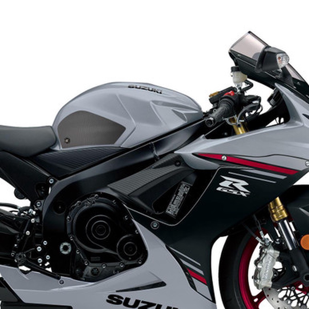 Suzuki GSXR600750 2011-2021 Eazi-Grip Streamline Tank Grip Traction Pads Black