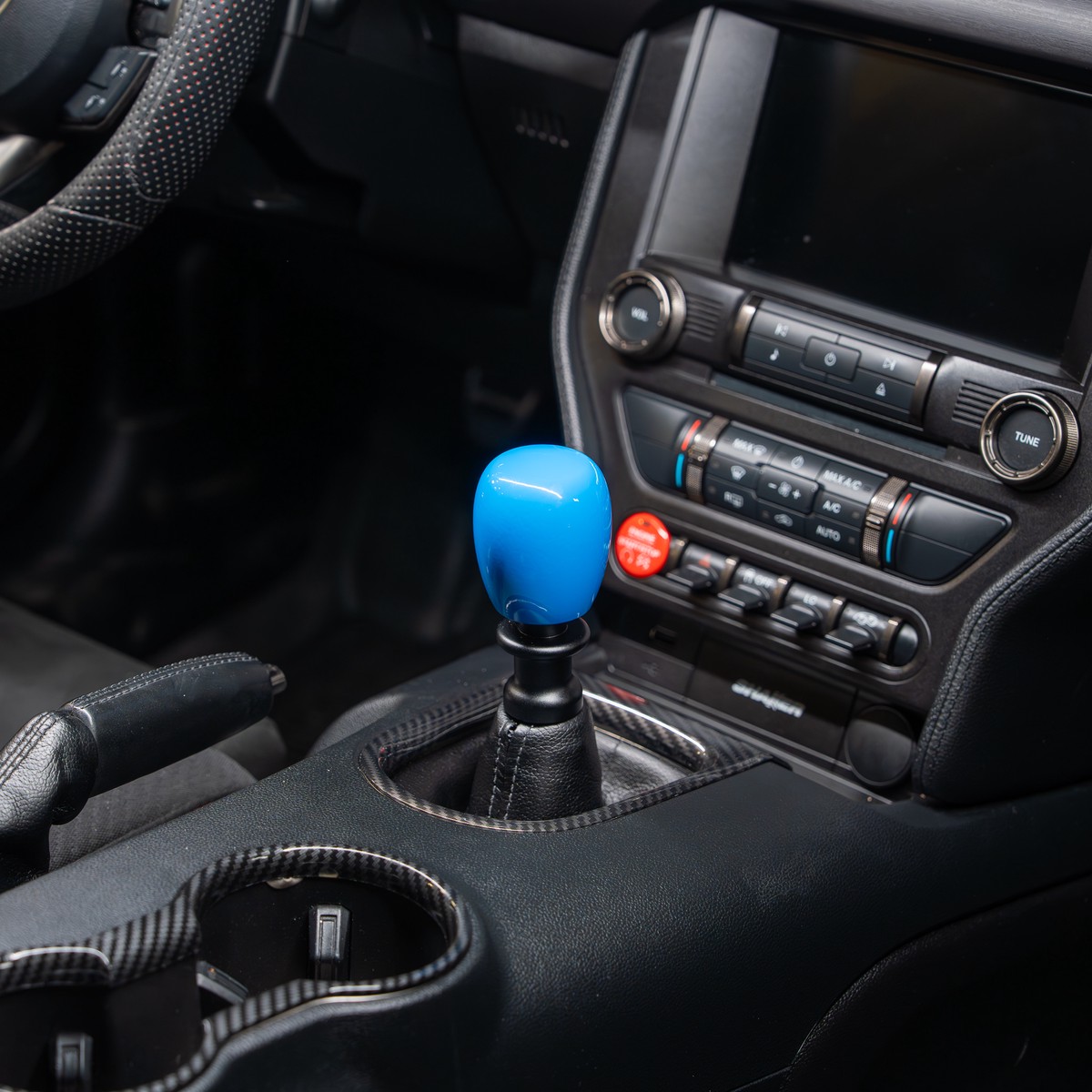 Billetworkz Mustang 6-Speed Chonk Weighted Shift Knob - Coyote Engraved (2015-2026)