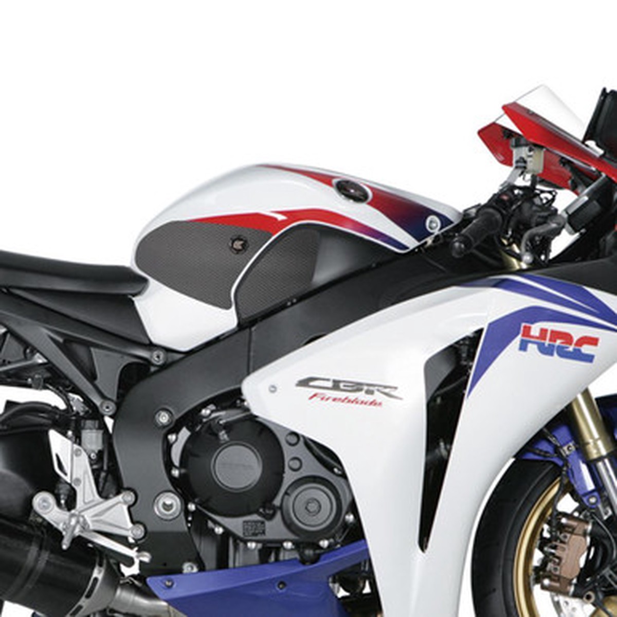 Honda CBR1000RR 2008-2011 Black Eazi-Grip Streamline Tank Grip Traction Pads