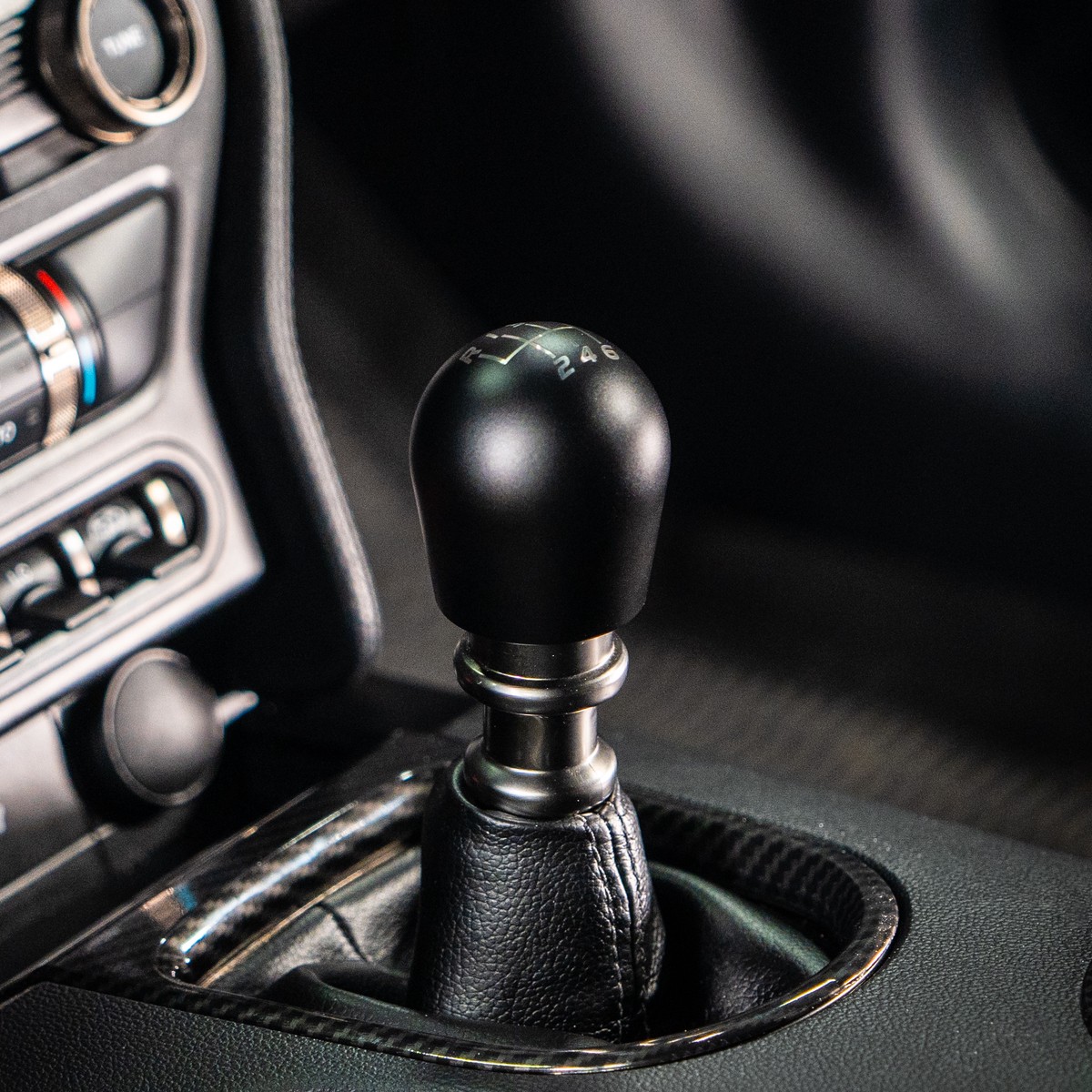 Billetworkz Mustang 6-Speed Short Teardrop Weighted Shift Knob - Velocity Engraved (2015-2026)