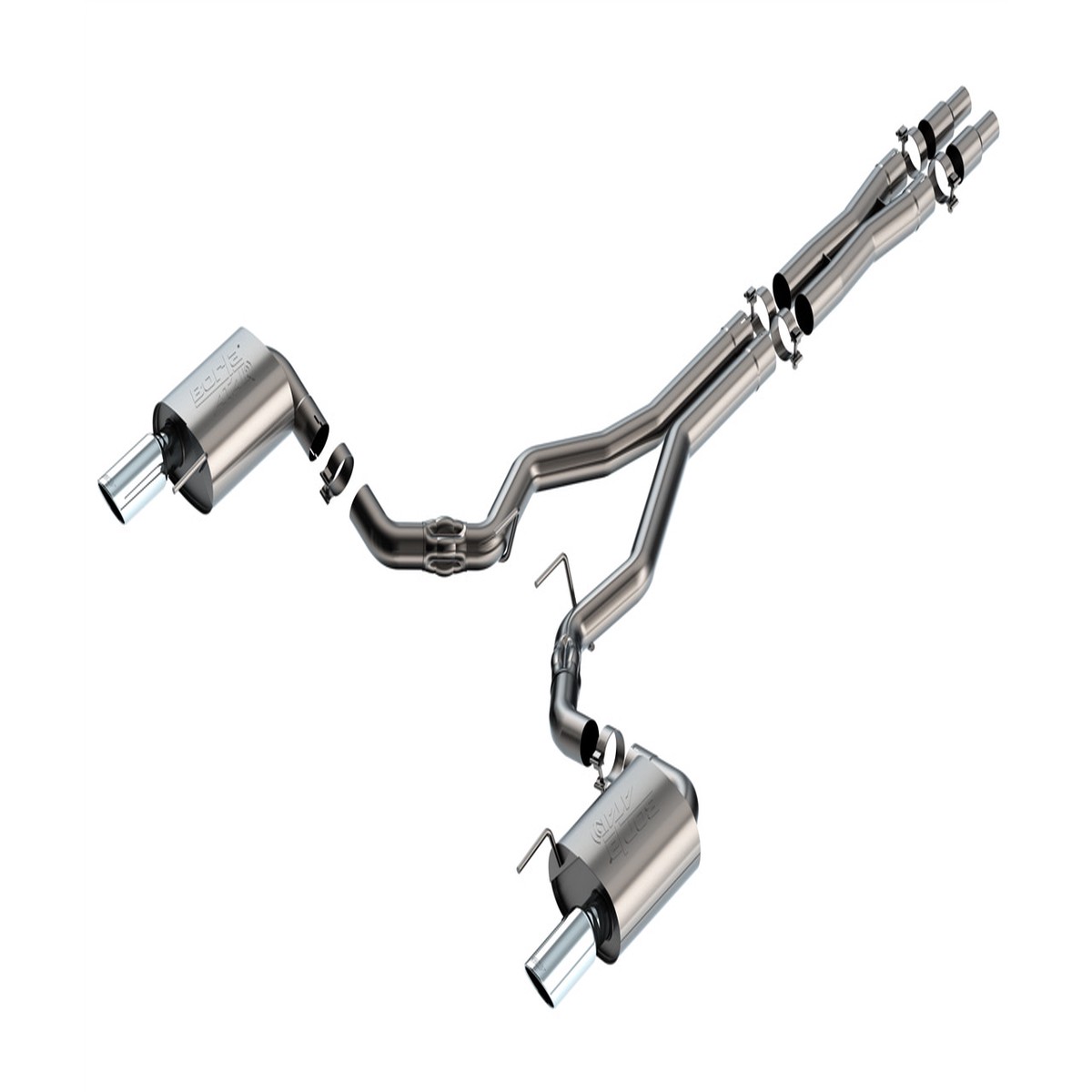 Borla Mustang GT ATAK Cat-Back Exhaust - Dual Chrome Tips (2024-2026)