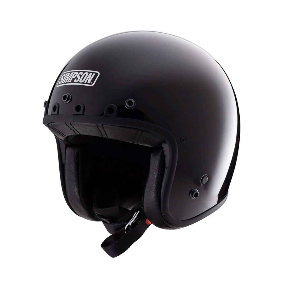 HELMET CHOPPER GLOSS BLACK