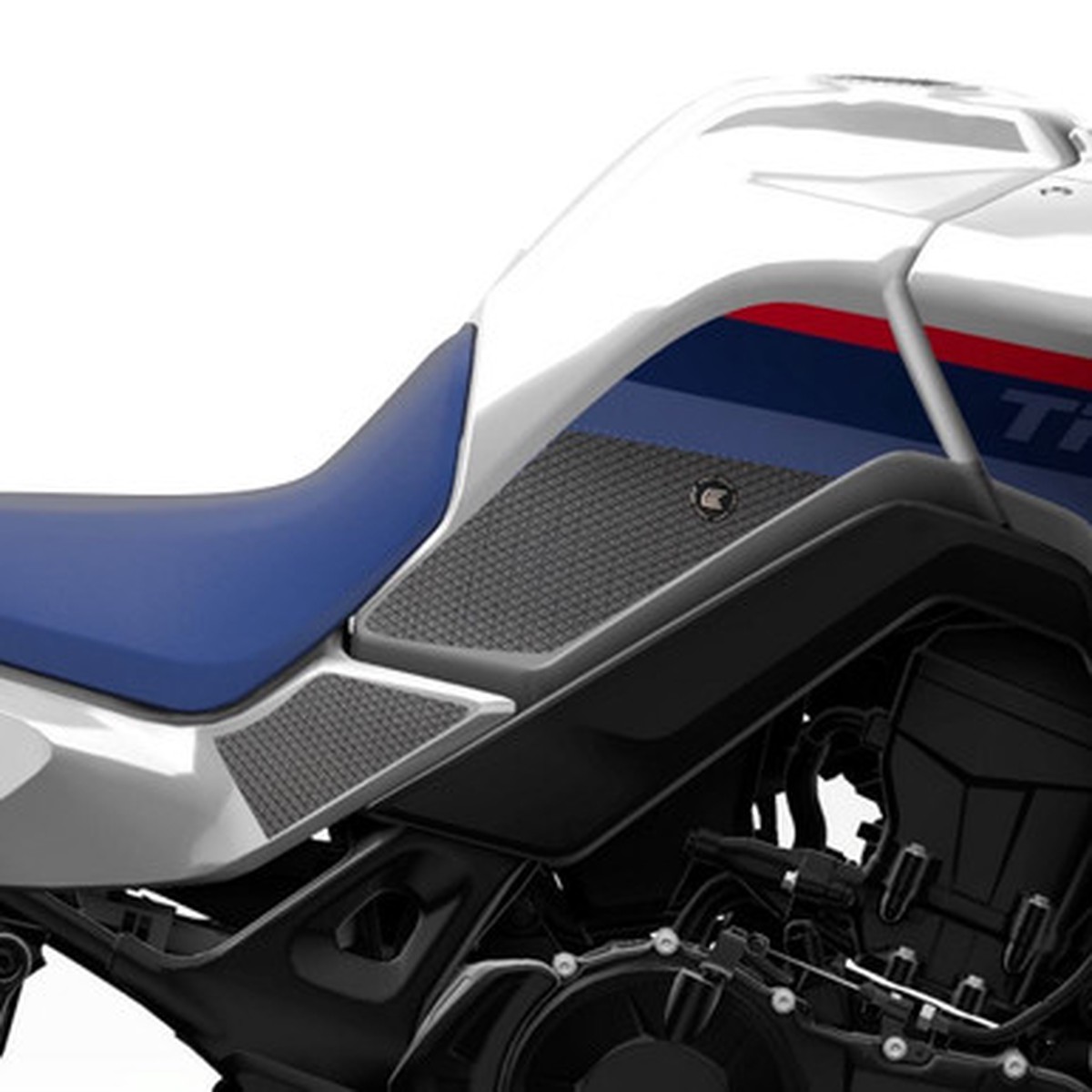 Honda XL750 Transalp 2023 On Eazi-Grip Streamline Tank Grip Traction Pads Black