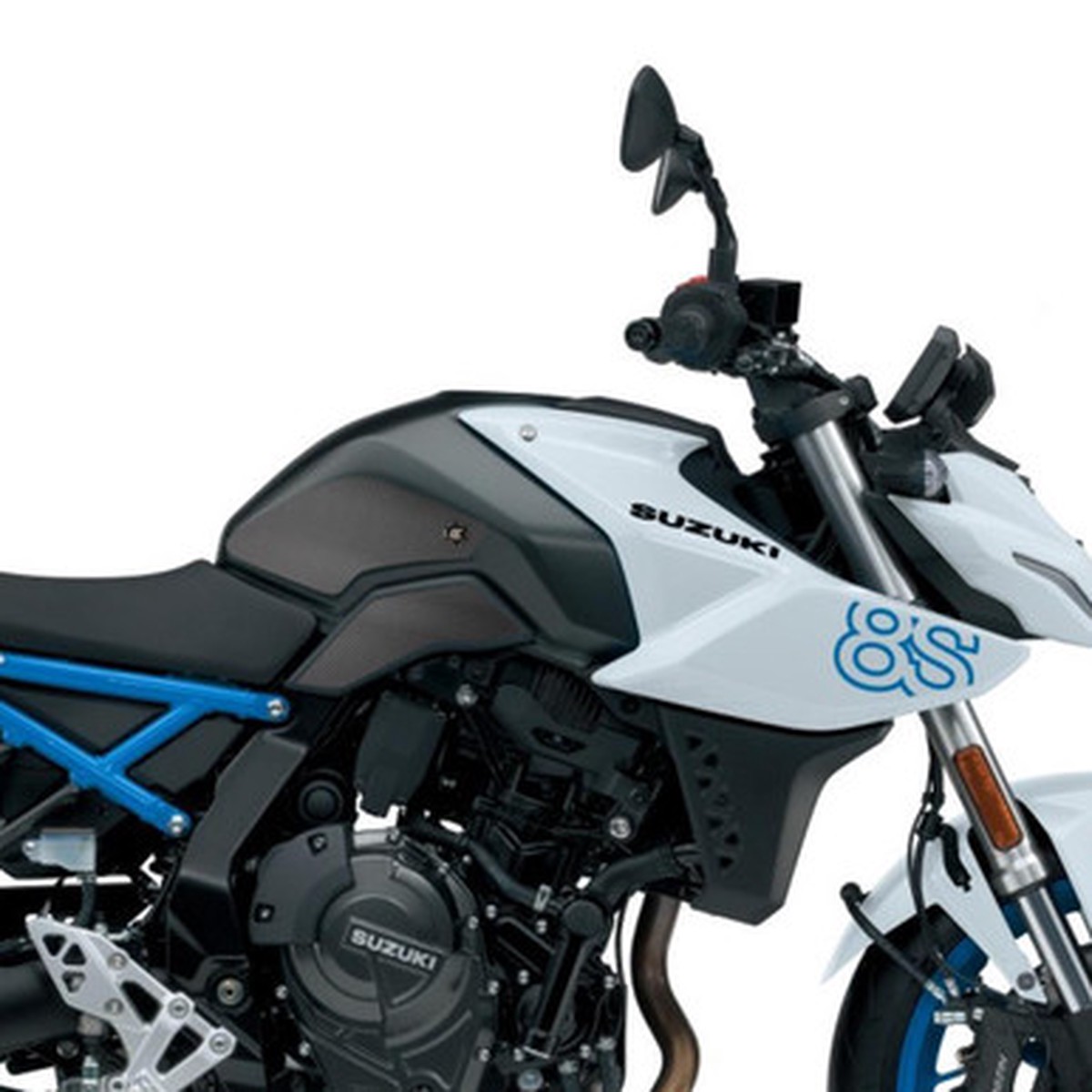 Suzuki GSX-8S 2023 On Eazi-Grip Streamline Tank Grip Traction Pads Black