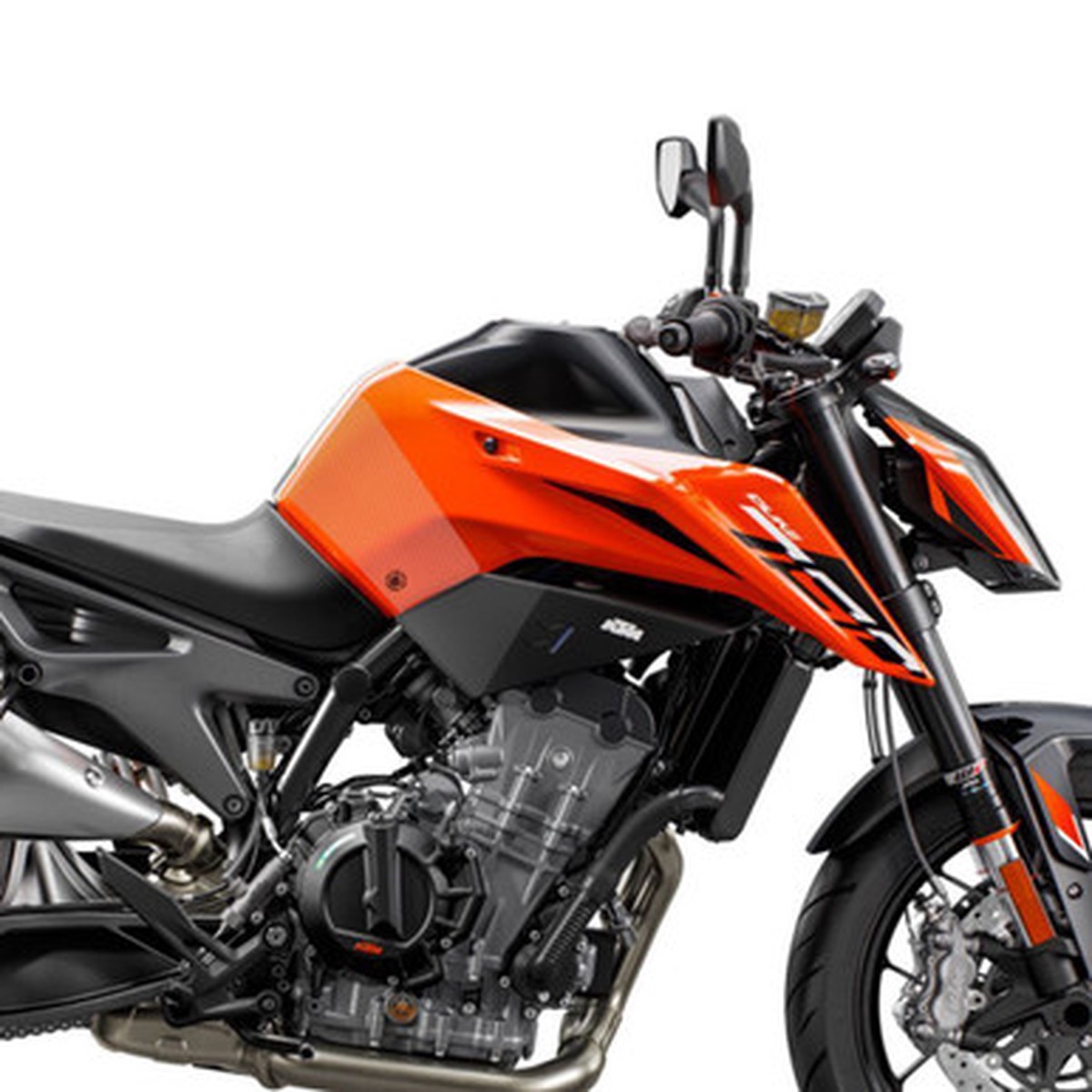 KTM 790 DUKE 2018-2024 Eazi-Grip Streamline Tank Grip Traction Pads Clear