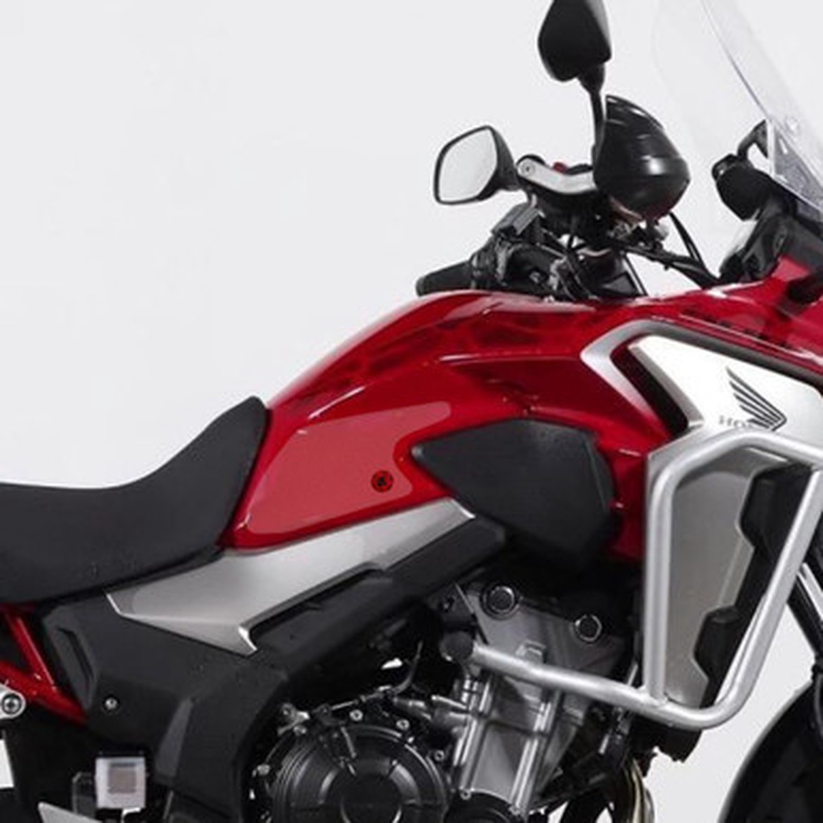 Honda CB500X 2019 On Eazi-Grip Streamline Tank Grip Traction Pads Clear
