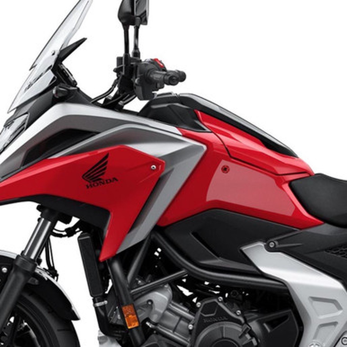 Honda NC750X 2021 On Eazi-Grip Streamline Tank Grip Traction Pads Clear